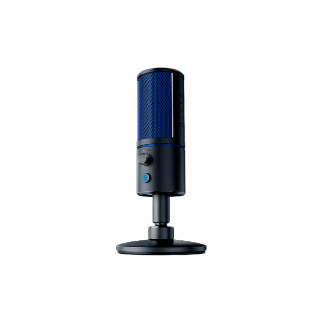Razer microphone Seiren X PS4, black/blue