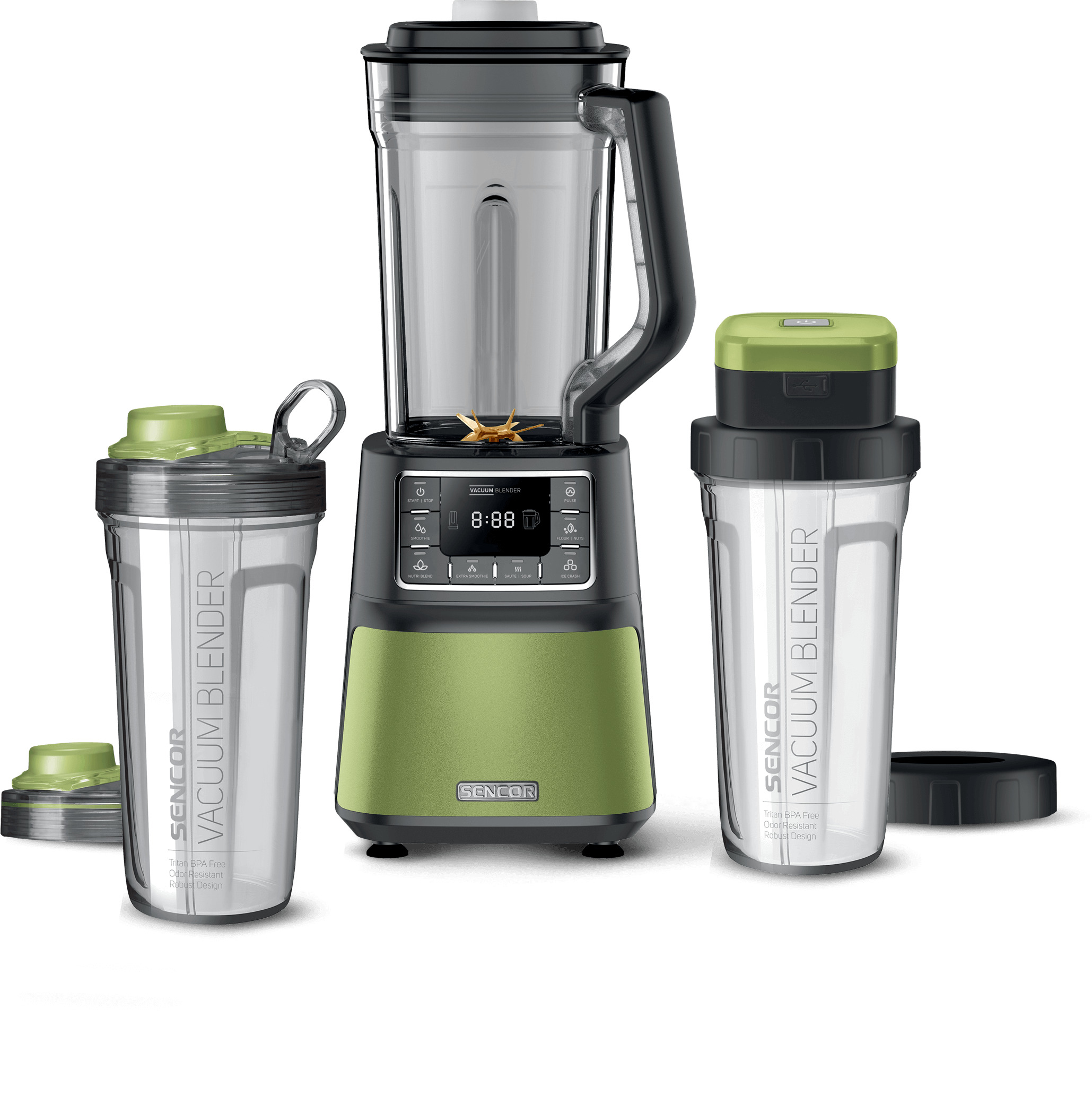 Vacuum blender Sencor, green | SBU7870GG