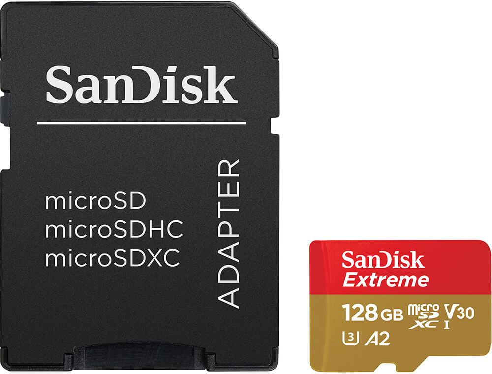 SanDisk Extreme microSDXC 128GB 190/90 MB/s