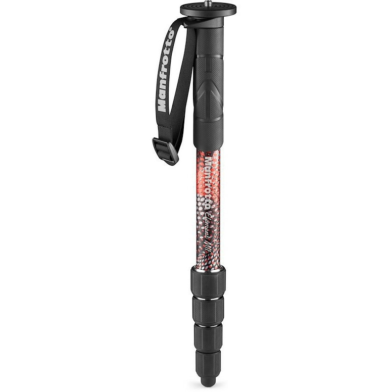 Monopod Manfrotto Element MII Alu raudonas