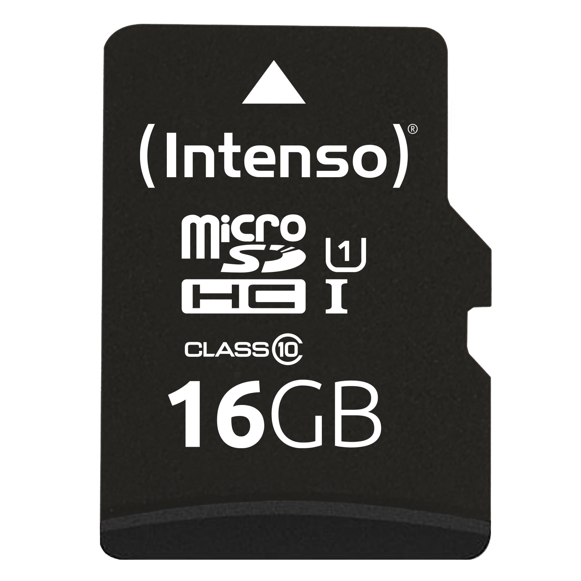Karta Intenso Premium MicroSDHC 16 GB