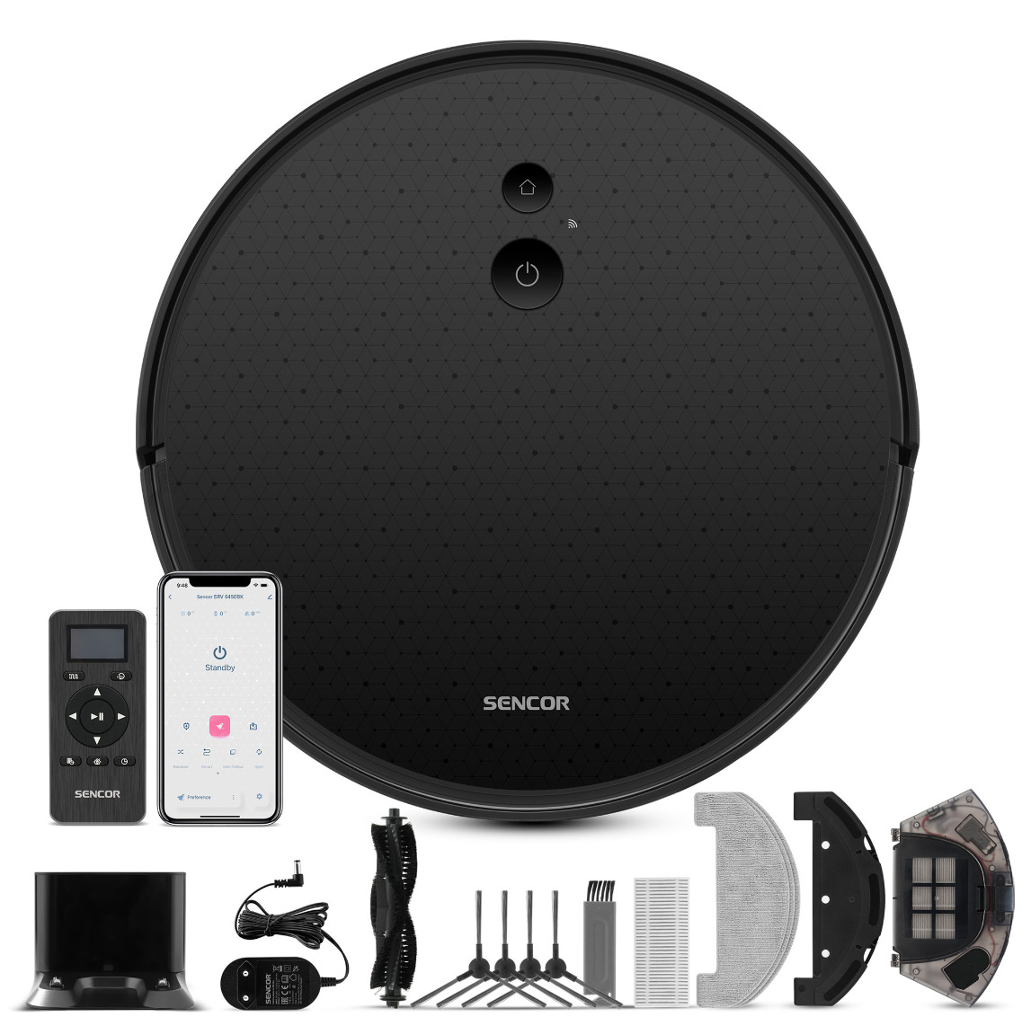 Robotic vacuum cleaner Sencor, black |