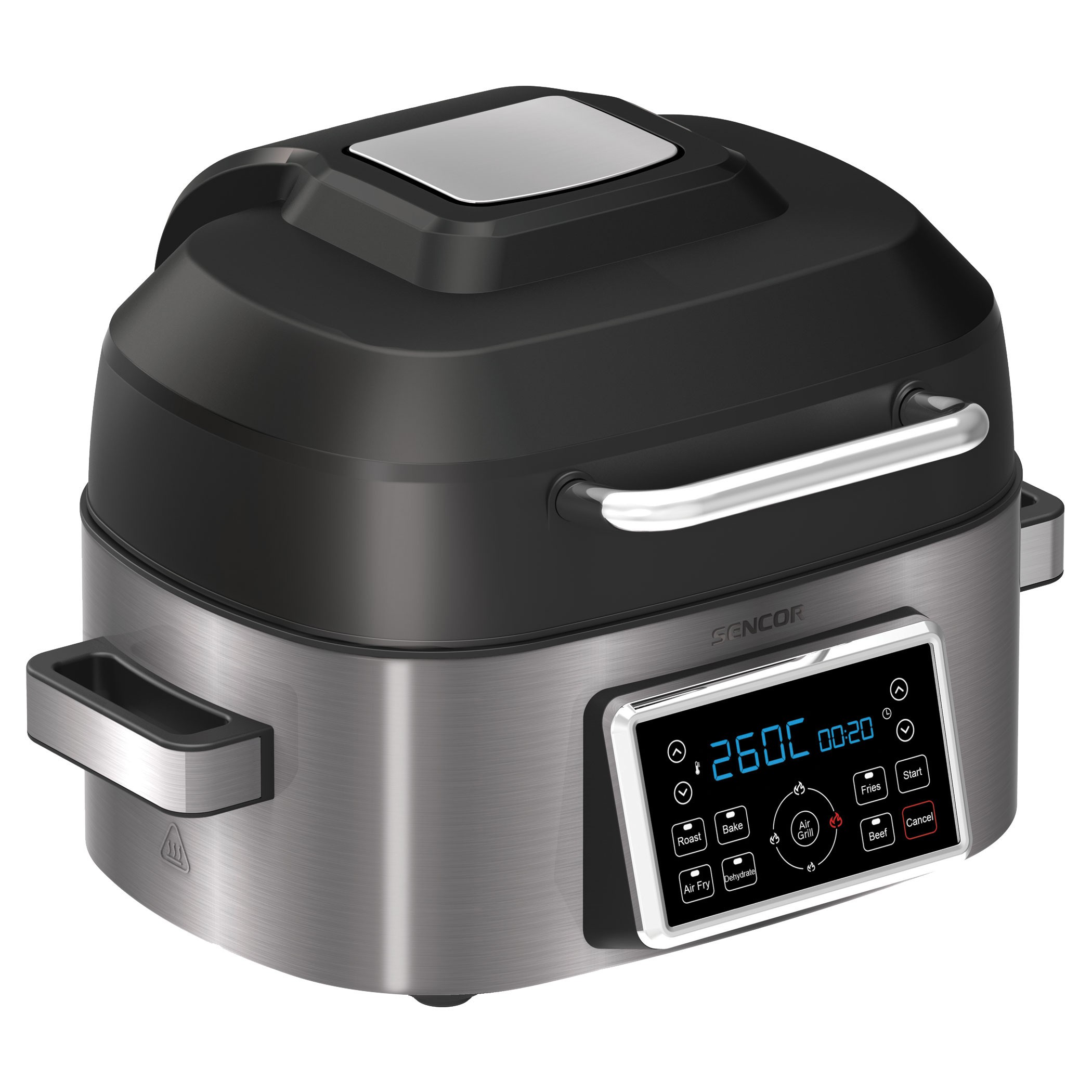 Multifunctional Vita Fryer/ Grill Sencor, black/silver