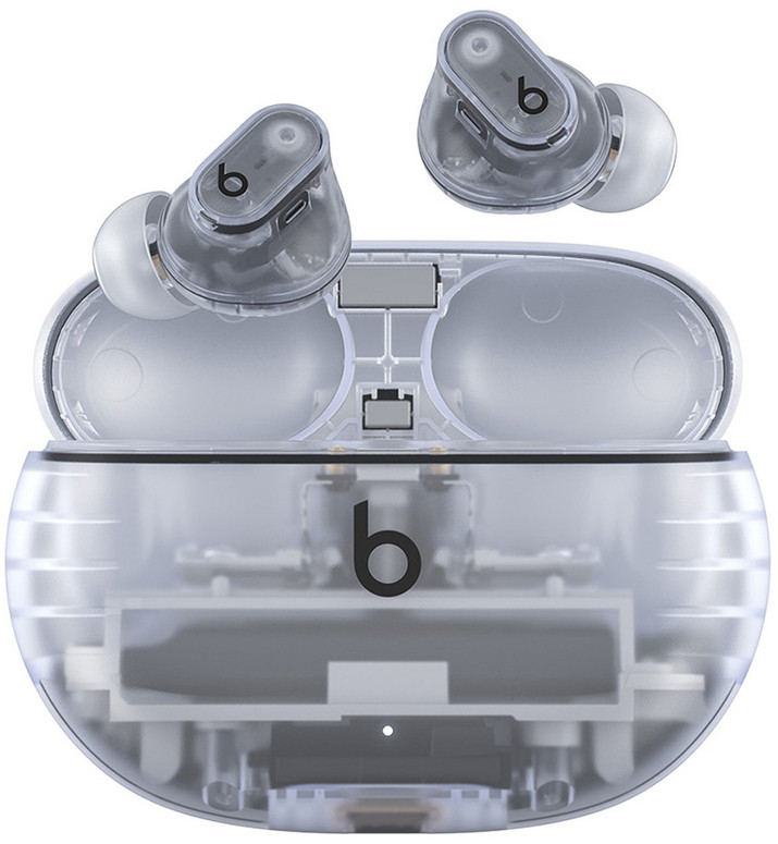 Beats wireless earbuds Studio Buds+, transparent