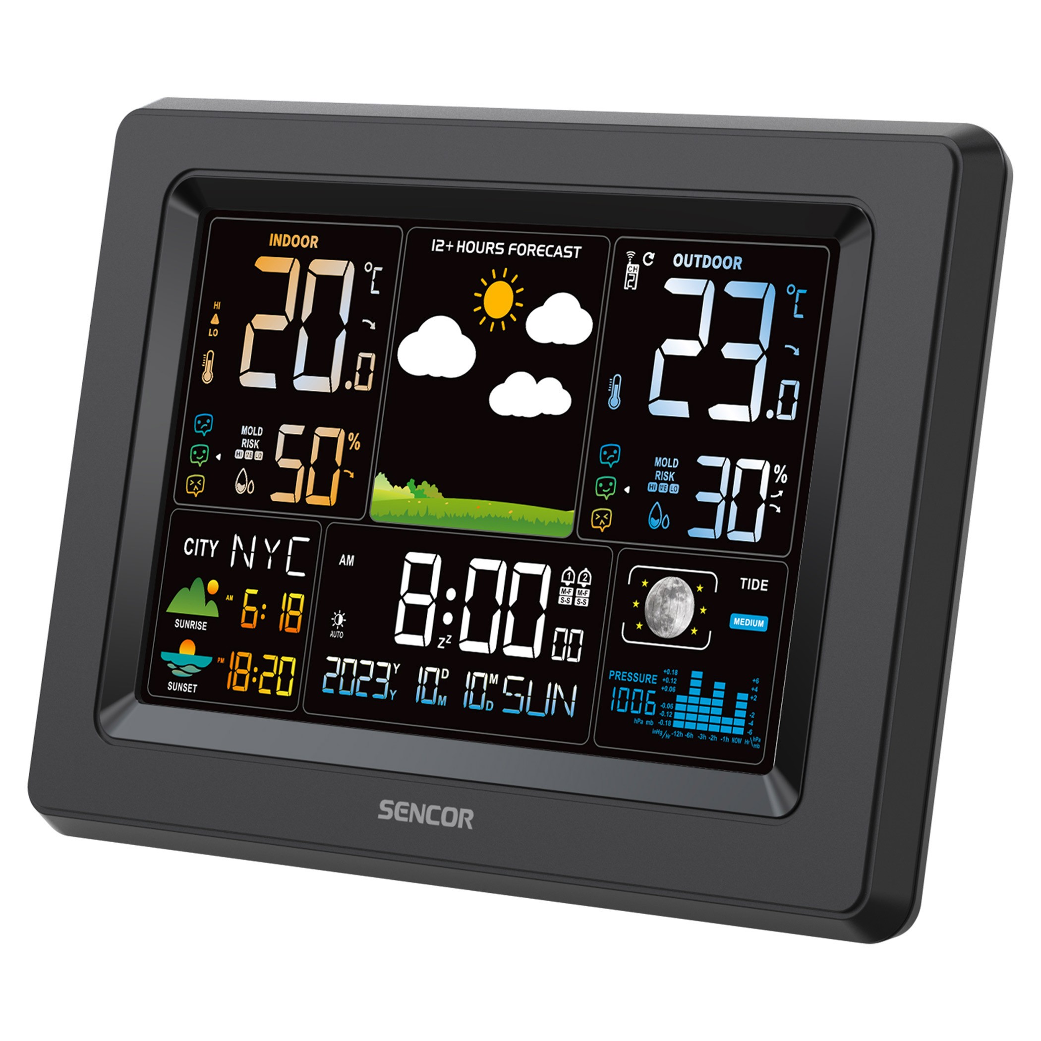 Sencor SWS 4500 / wyświetlacz LCD