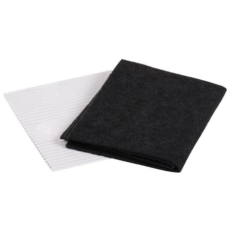 Cooker hood and carbon filter set