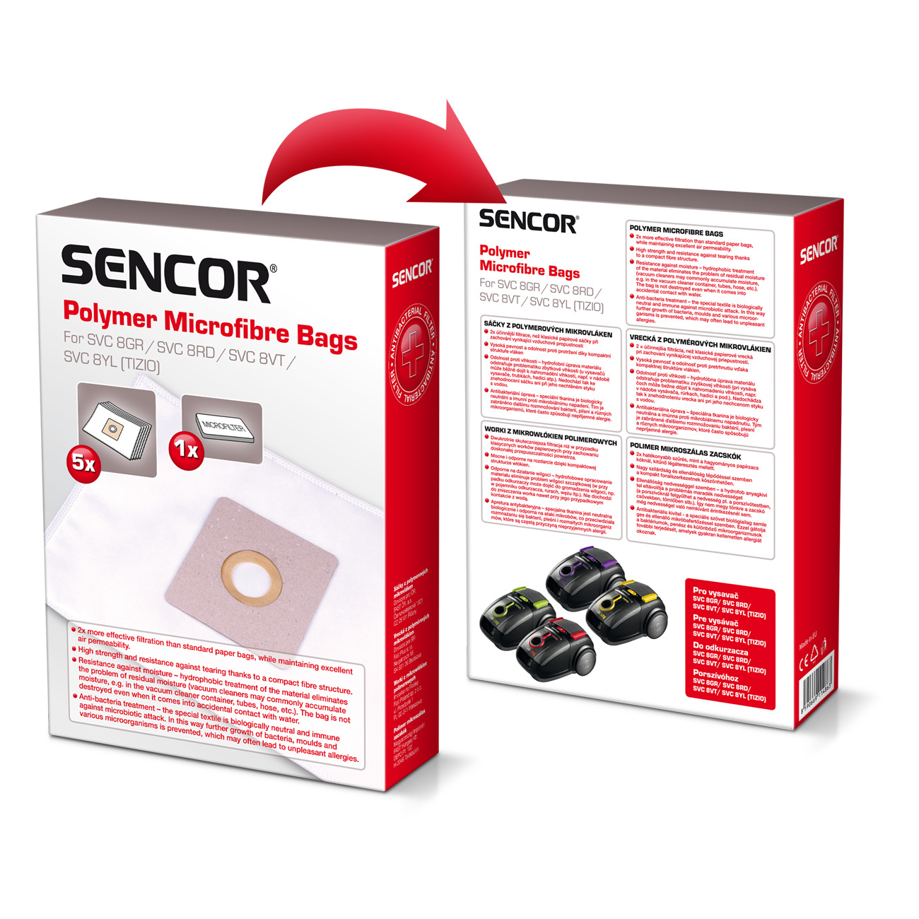 Micro fiber bags Sencor for SVC8