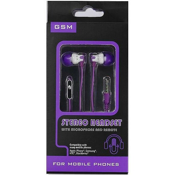 Vivanco headset HS 100 PU, purple