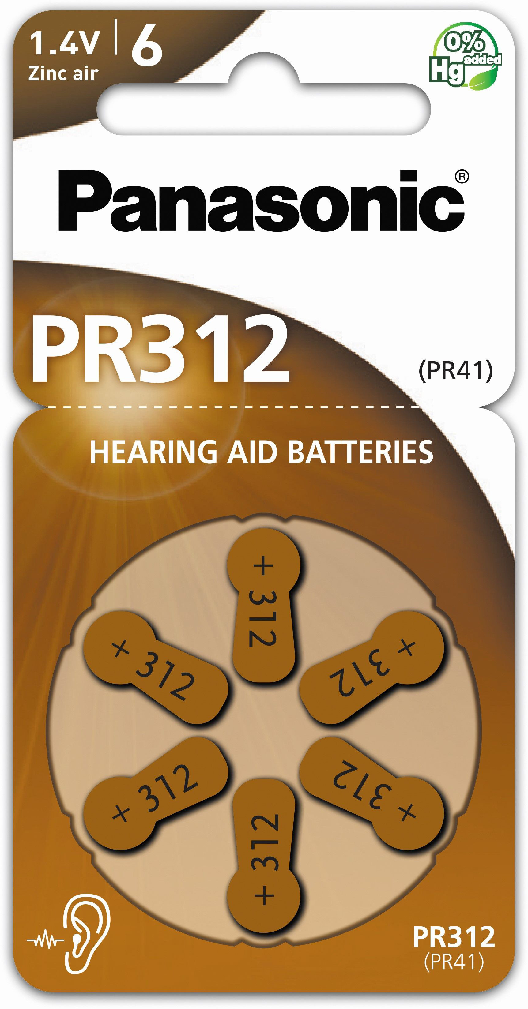 Panasonic Batteries Panasonic hearing aid battery