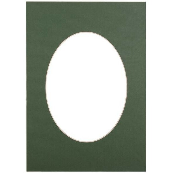 Victoria Collection Passepartout 30x40, green oval