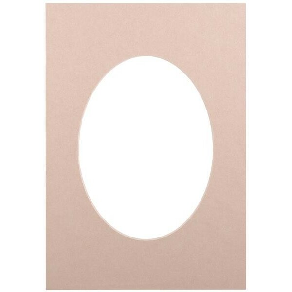 Victoria Collection Passepartout 15x21, beige oval