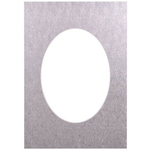 Victoria Collection Passepartout 15x21, silver oval