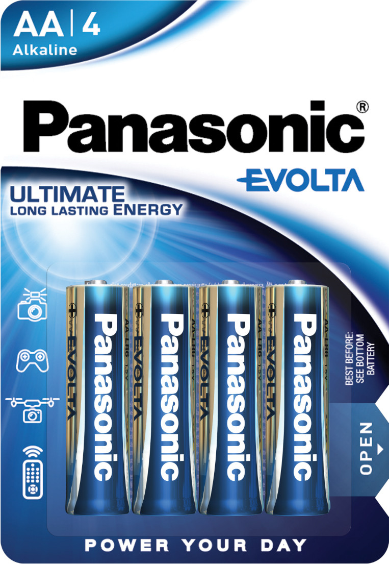 Panasonic Batteries Panasonic Evolta baterija LR6EGE/4B