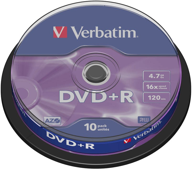 Verbatim DVD+R Matt Silver 4,7GB