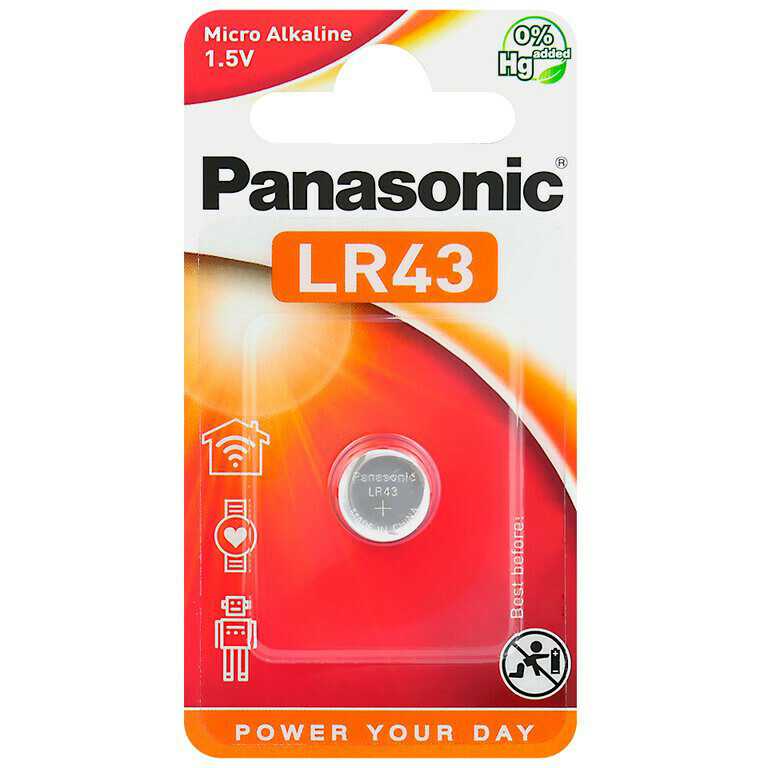 Panasonic Batteries Panasonic battery LR43/1B |