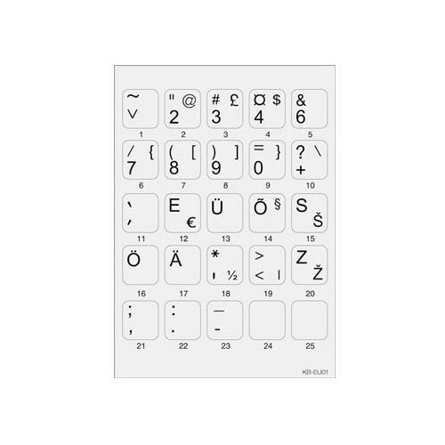 Kolm Lõvi (Minipicto) Minipicto keyboard sticker