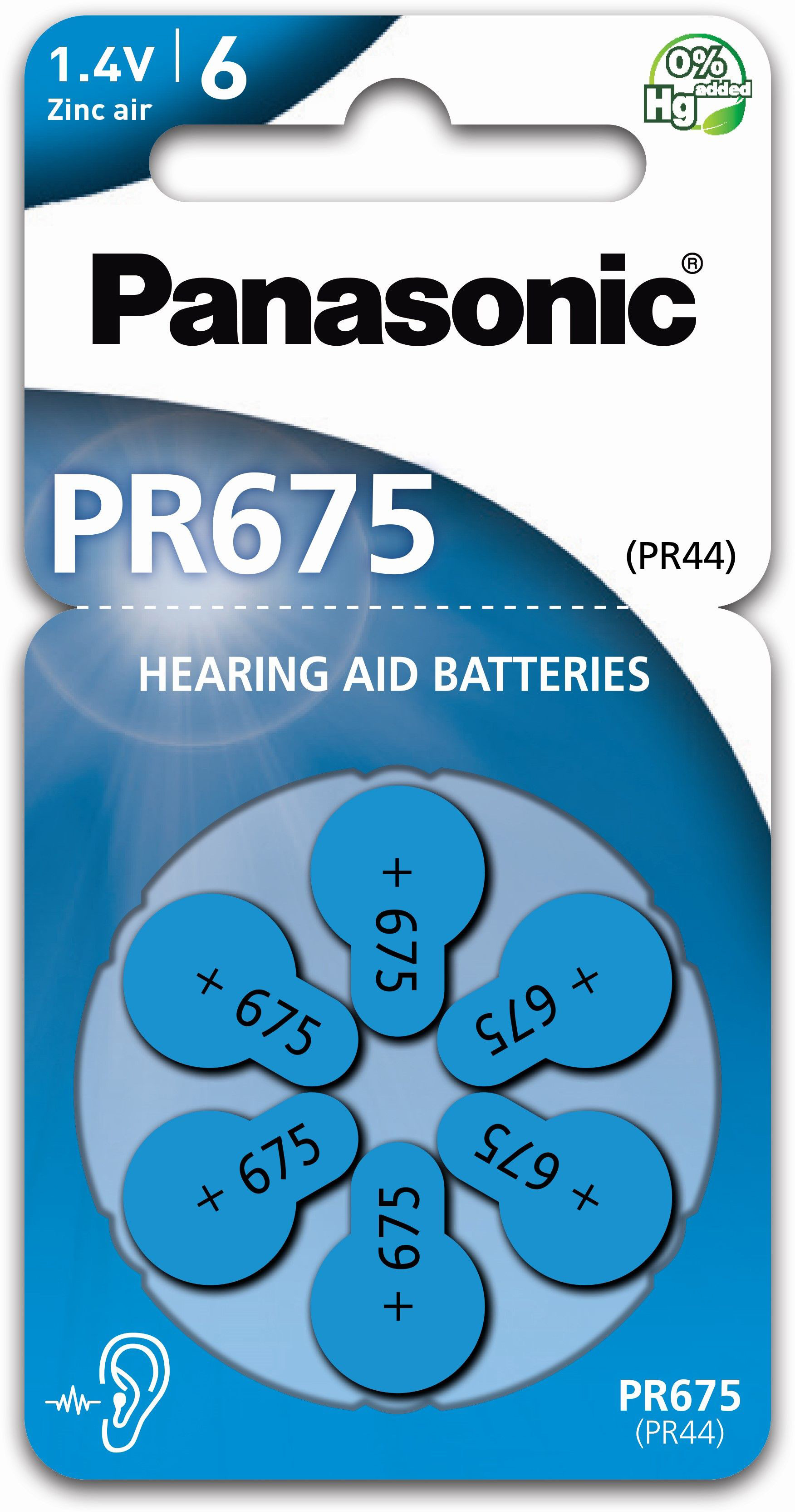Panasonic Batteries Panasonic hearing aid battery
