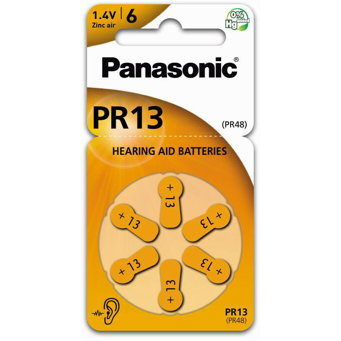 Panasonic Batteries Panasonic hearing aid battery