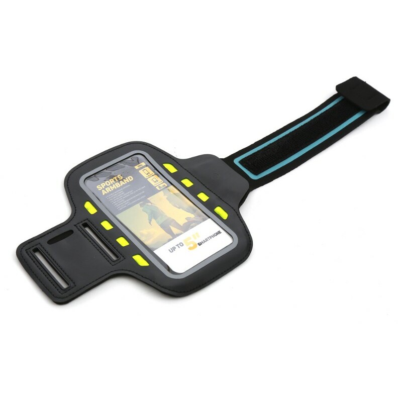 Platinet armband Sport LED, black (43705)