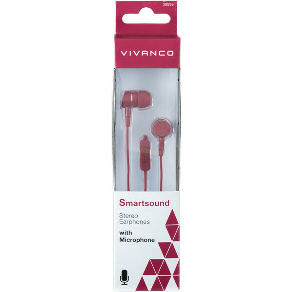 Vivanco headset ound, red (38012) |