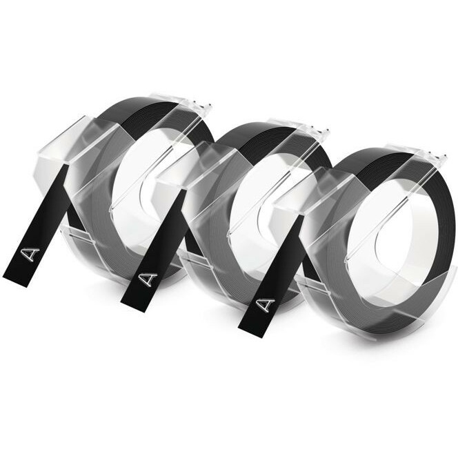 Dymo taśmy S0847730 3D (black) |