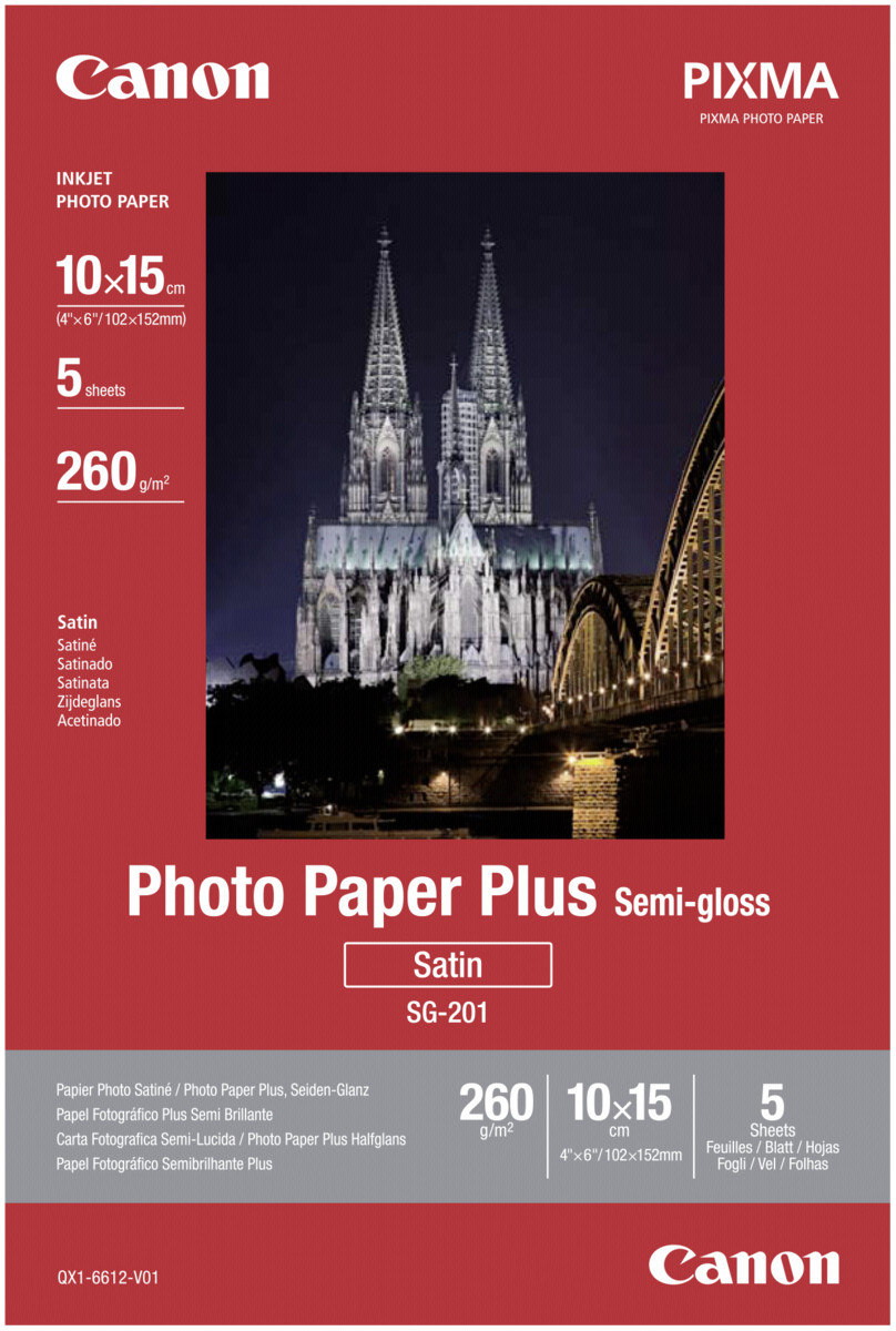 Canon fotopapīrs SG-201 10x15 260g 5