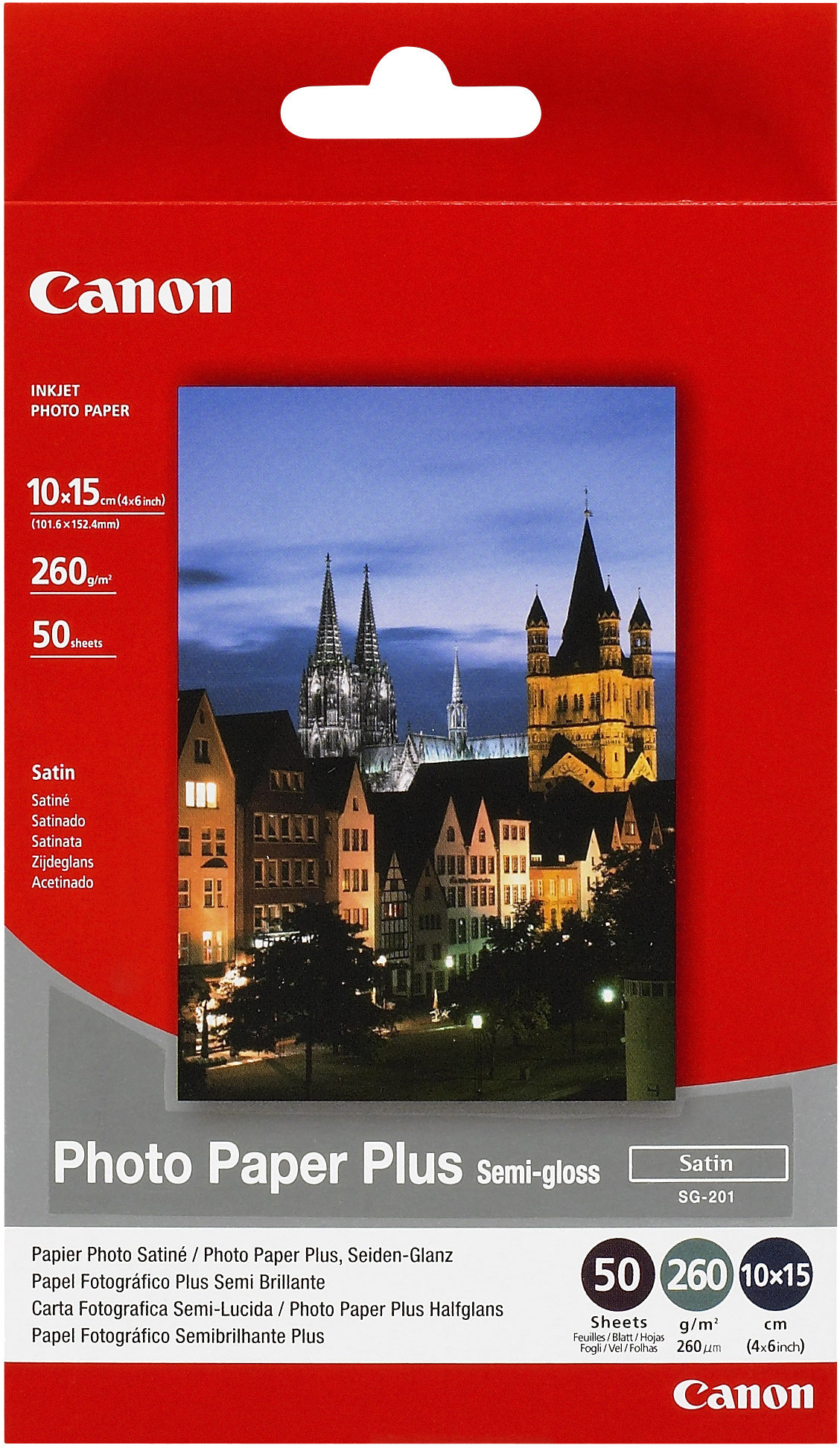 Canon Paper SG201 4X6 50SH 1686B015