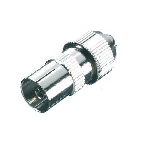 Vivanco coaxial connector, metal (48012) |