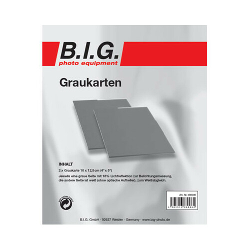 B.I.G. BIG grey card