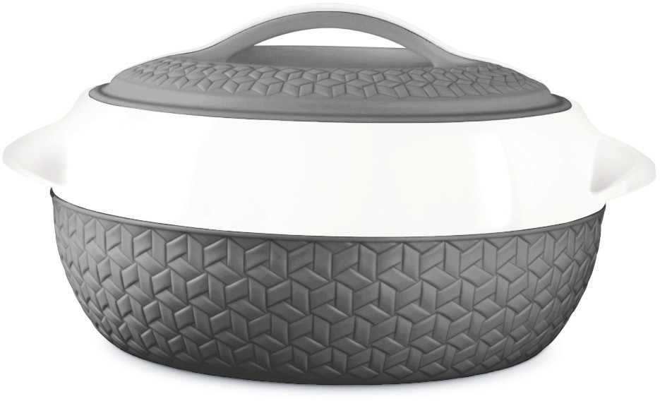 Milton casserole Matrix 3.5L, grey/white