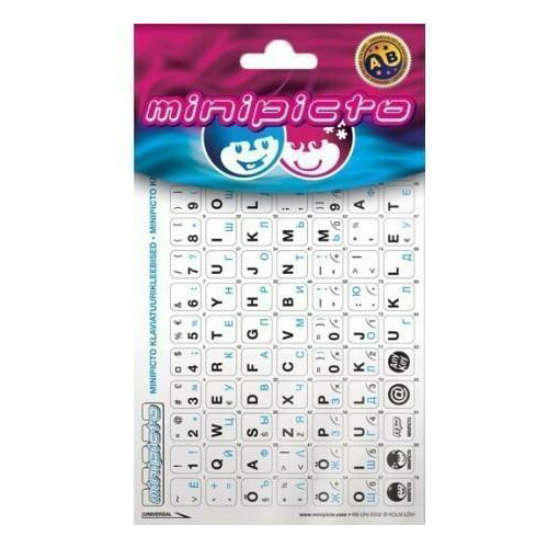 Kolm Lõvi (Minipicto) Minipicto keyboard stickers