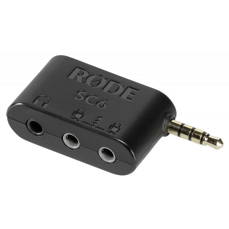 Rode adapter SC6 2xTRRS + Headphone