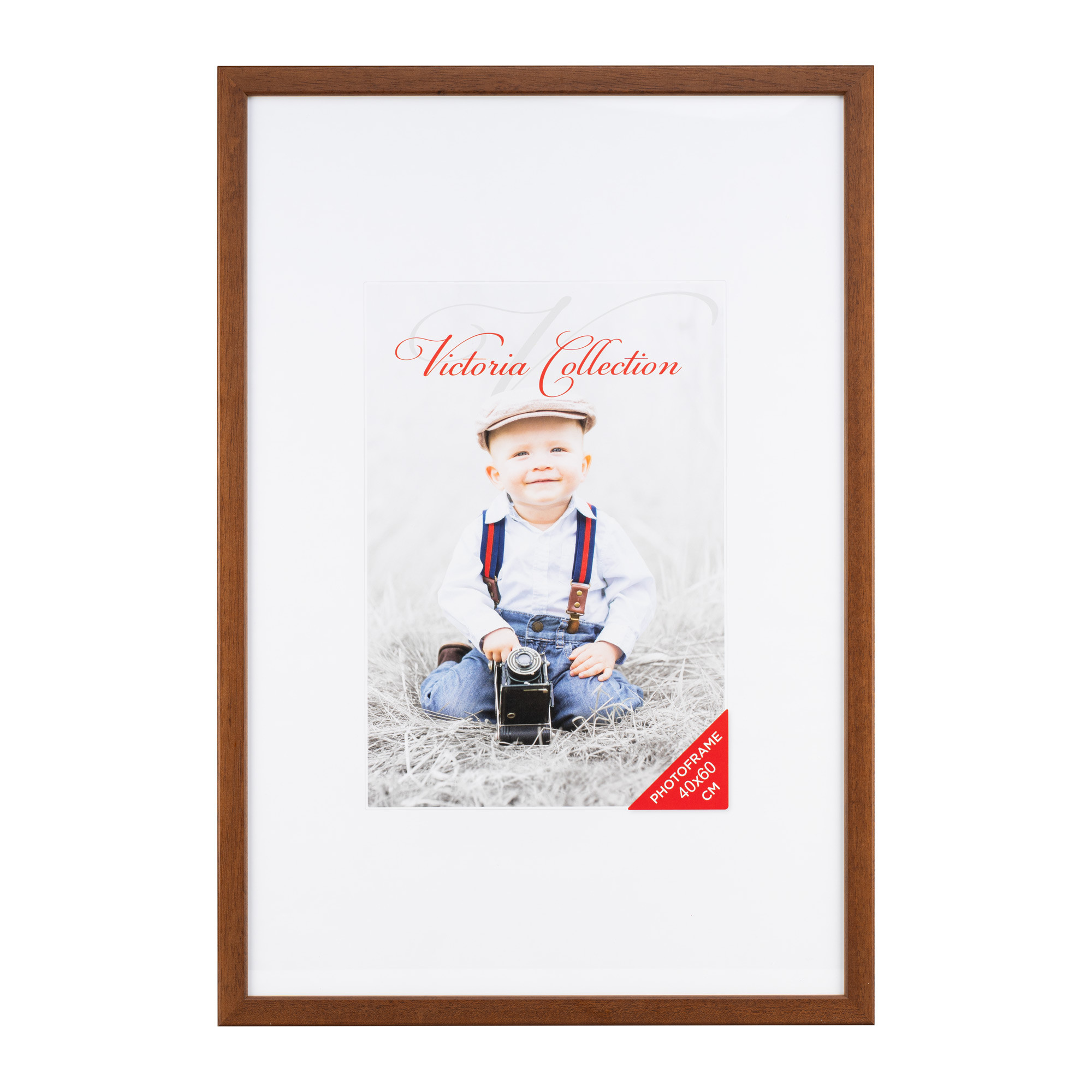 Victoria Collection photo frame 40x60, brown