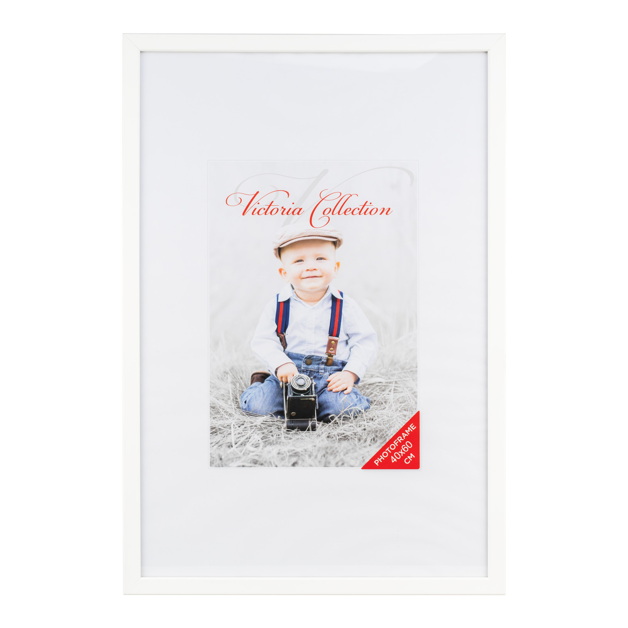 Victoria Collection photo frame 40x60, white