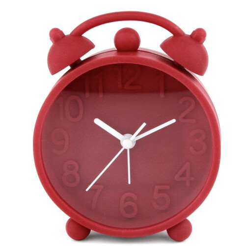 Platinet alarm clock Happiness, red (44870)