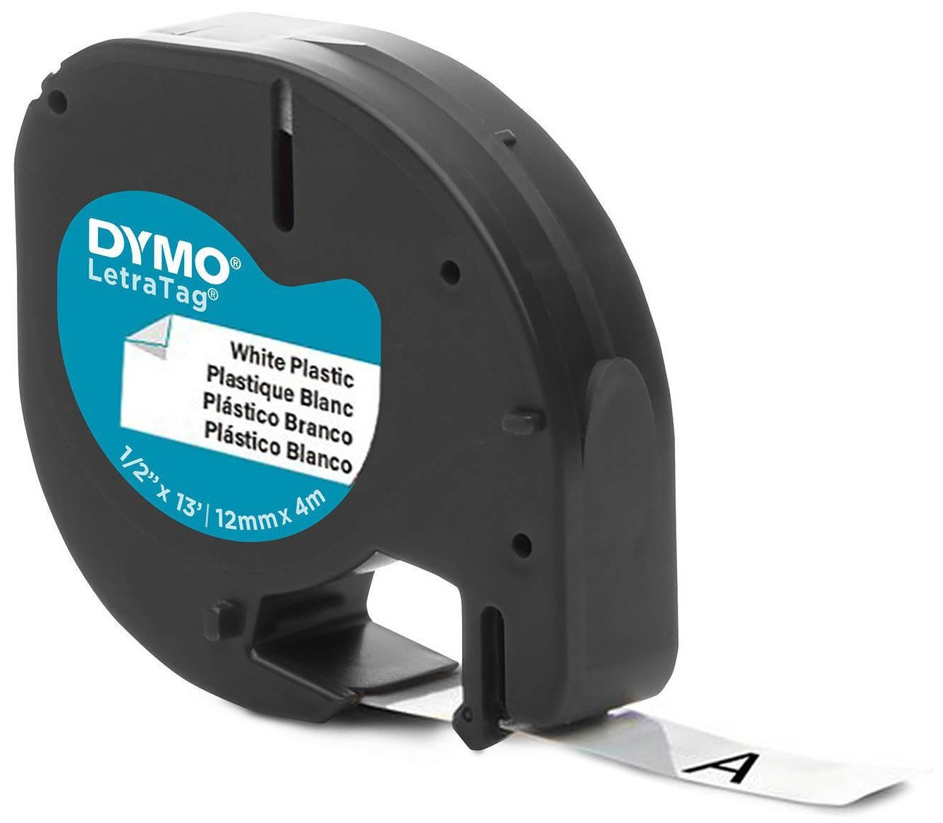 Dymo label printer tape LetraPlastic 12mmx4m
