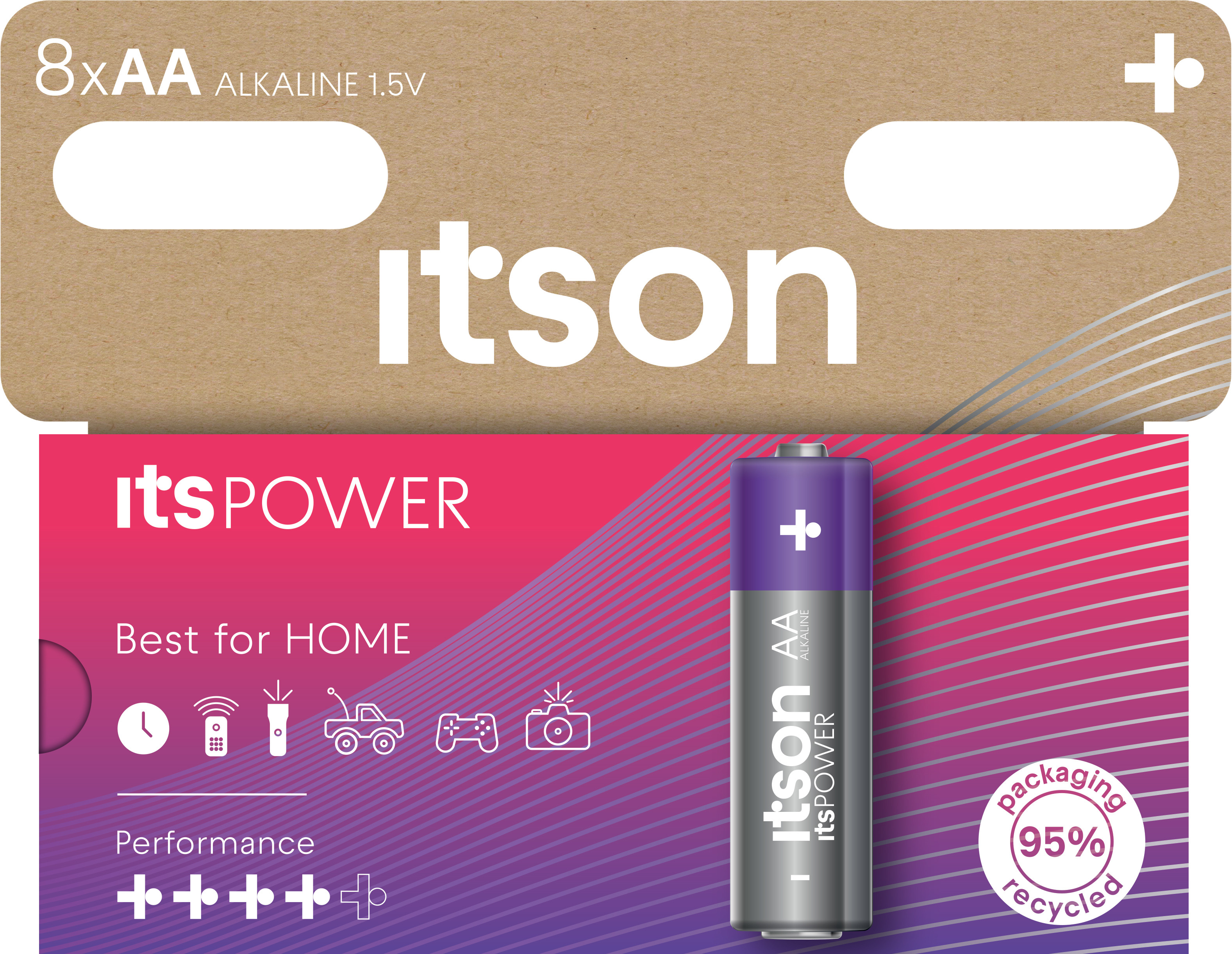 Itson itsPOWER battery Alkaline LR6IPO/8HH |