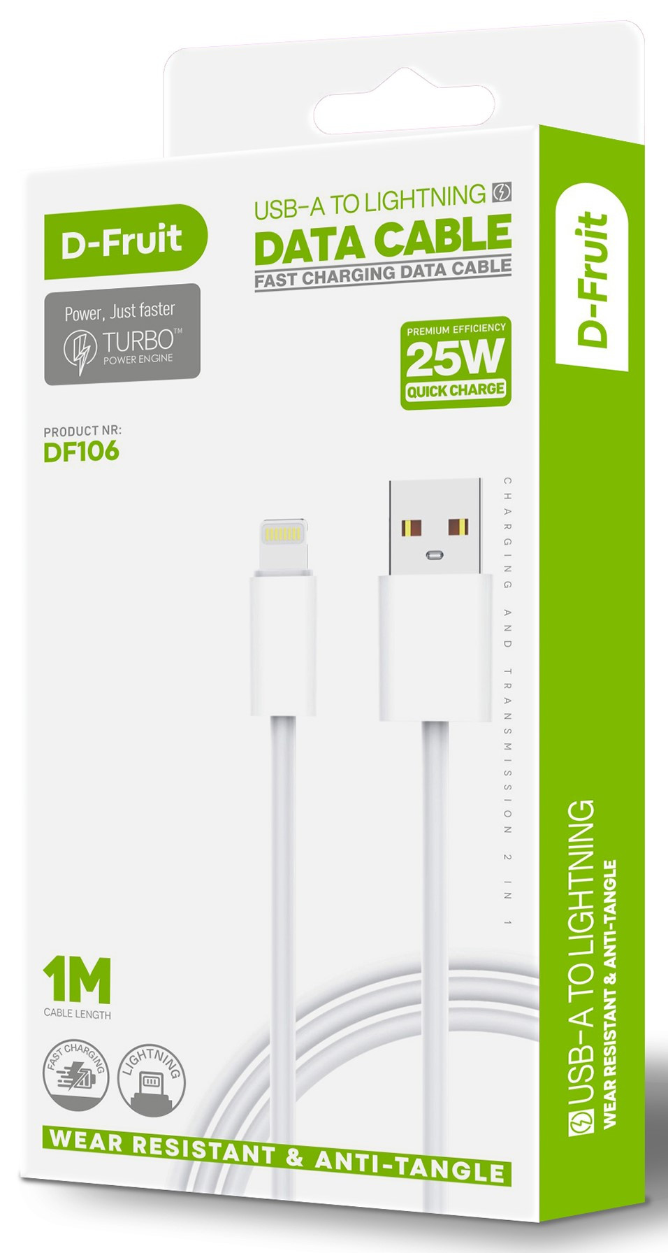 D-Fruit cable USB-A - Lightning DF106