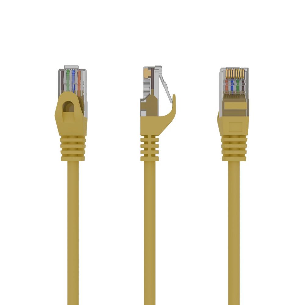 PATCH CABLE CAT6 UTP 1M/YELLOW PP6U-1M/Y