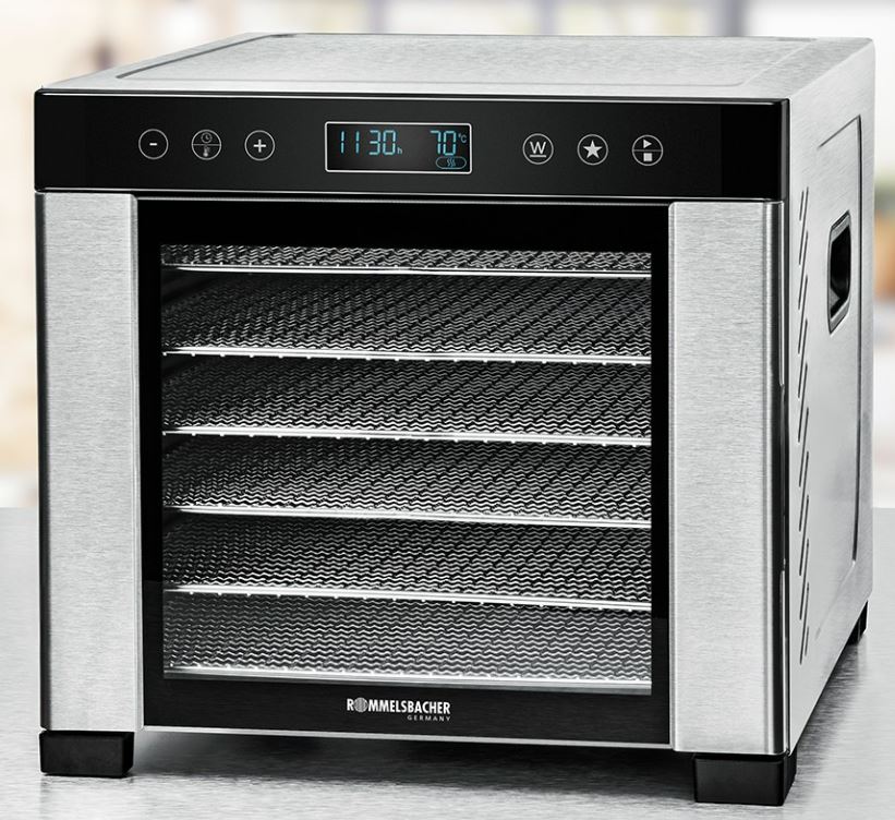 Suszarka AEG Rommelsbacher 600 W stal/melna
