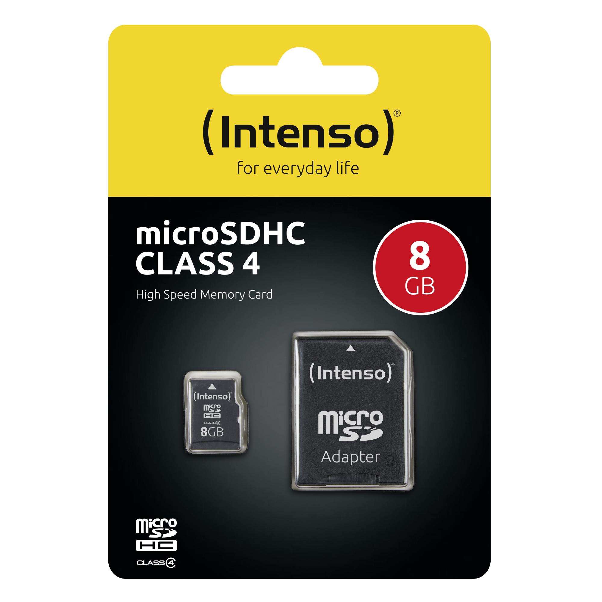 Karta Intenso MicroSDHC 8 GB Class