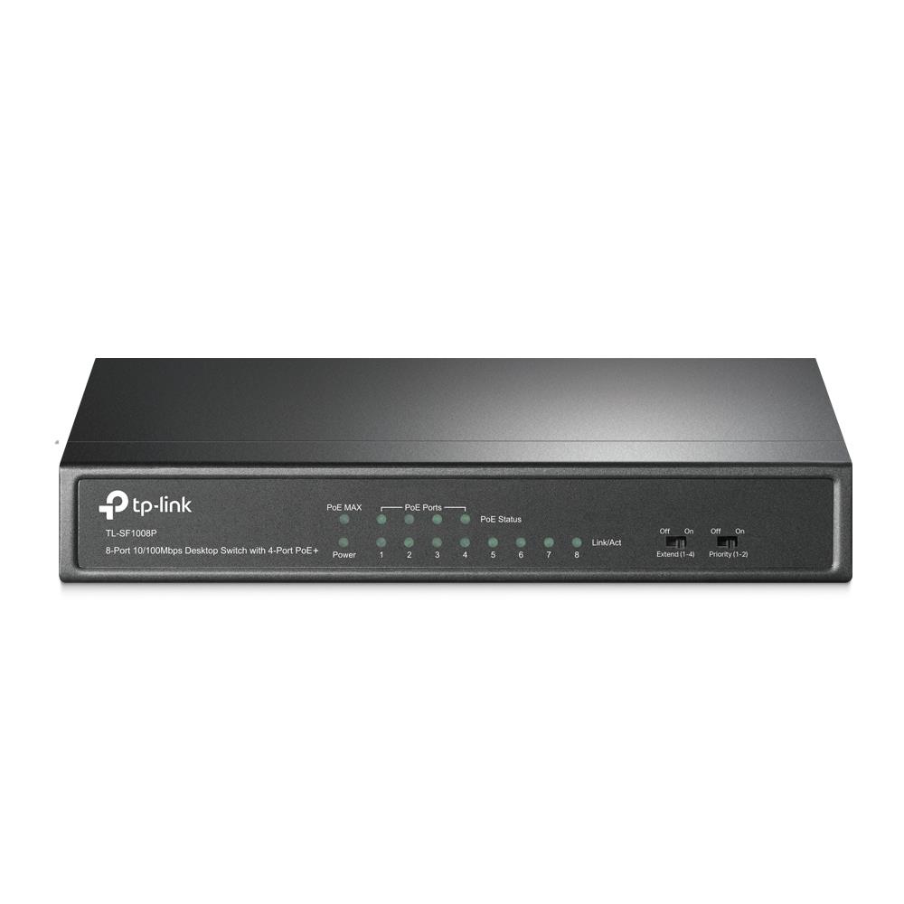 Switch|TP-LINK|8x10Base-T / 100Base-TX|TL-SF1008P | TL-SF1008P |