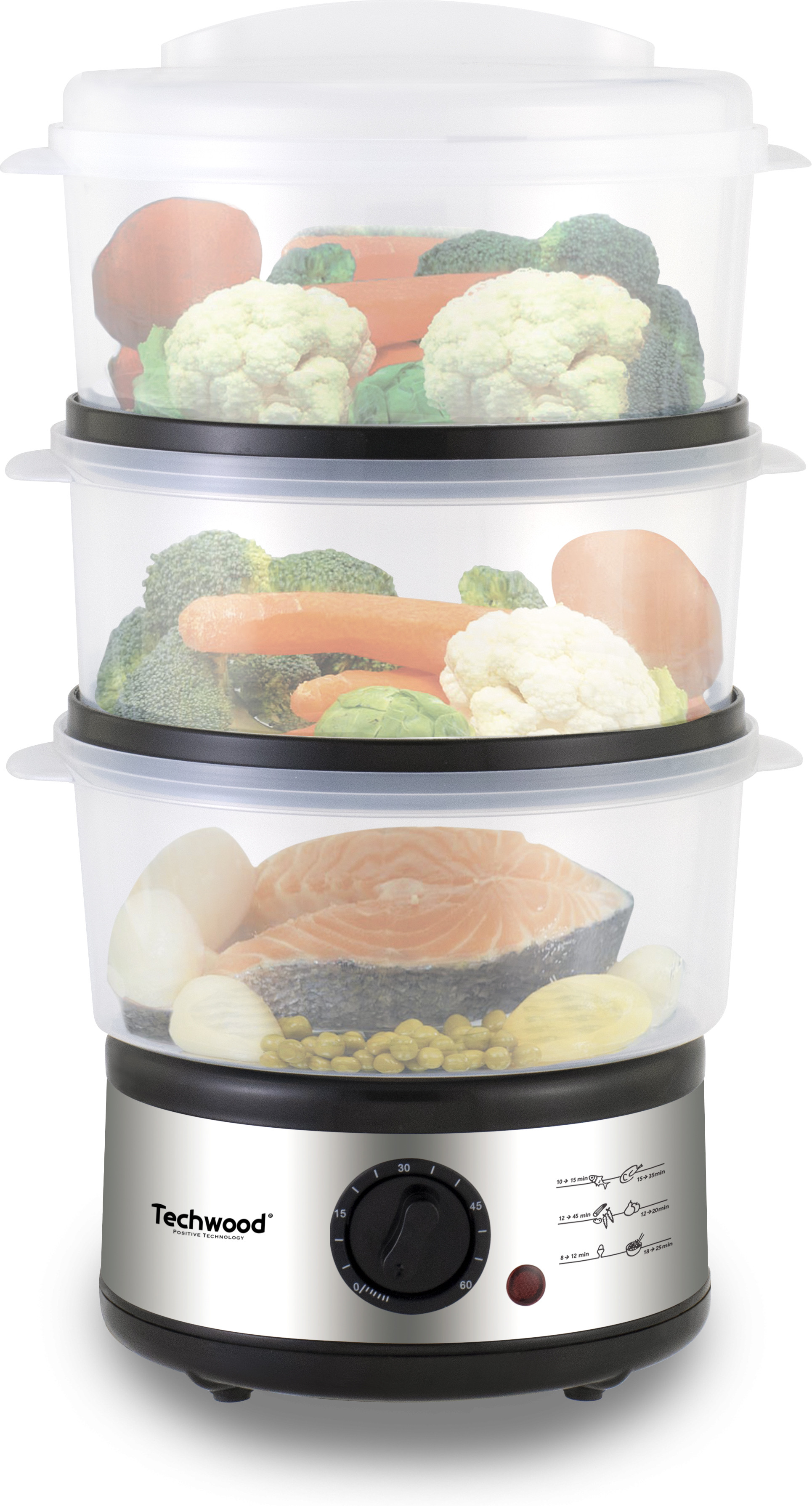 Techwood steam cooker TCV-750 7.5L