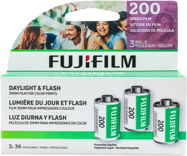 FUJIFILM Fujicolor film C200/36x3 | 0074101242492