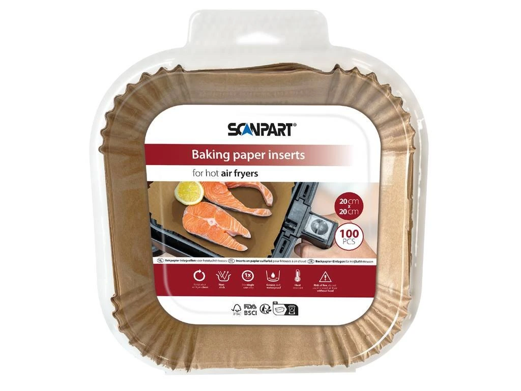 Baking paper for hot airfryers Scanpart