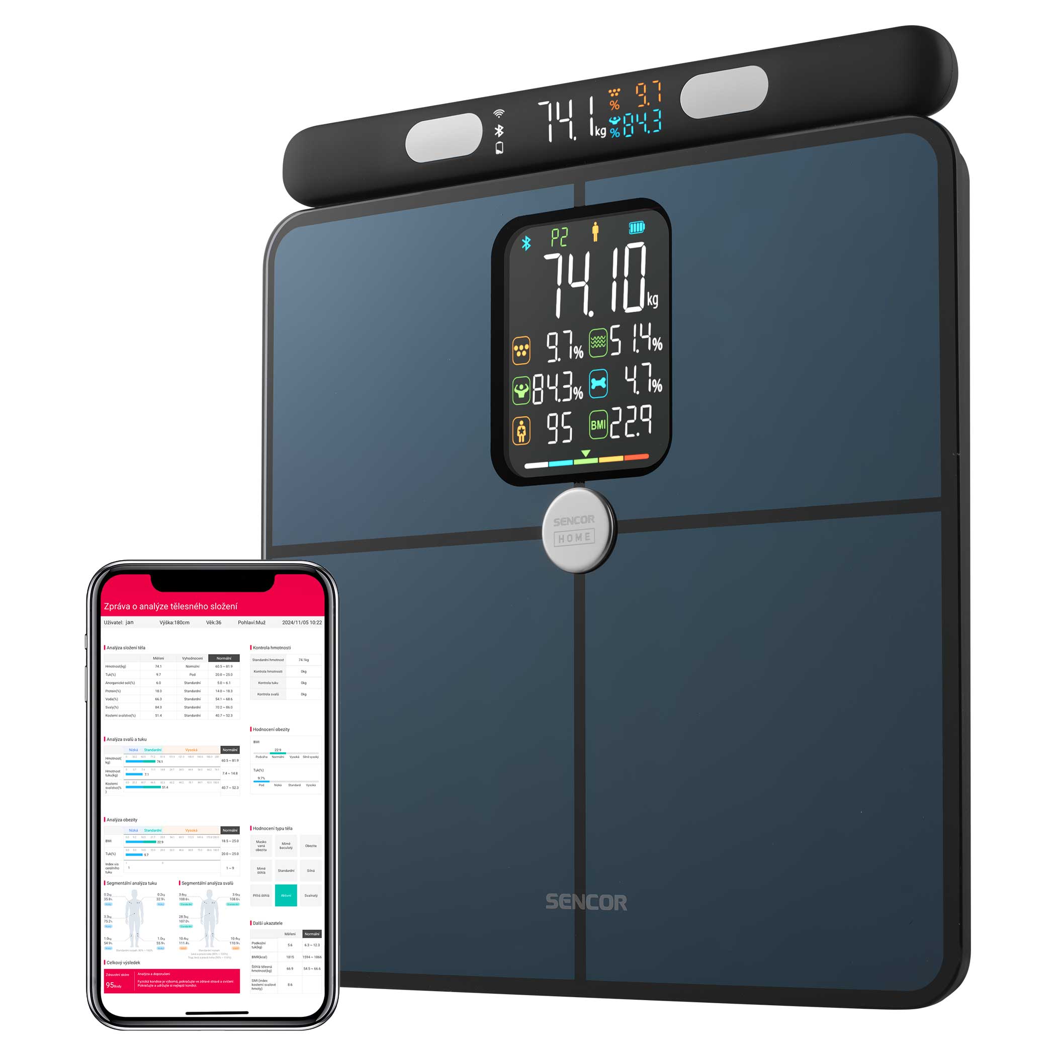 Łazienkowa Sencor SBS 9102BK Fitness Bluetooth