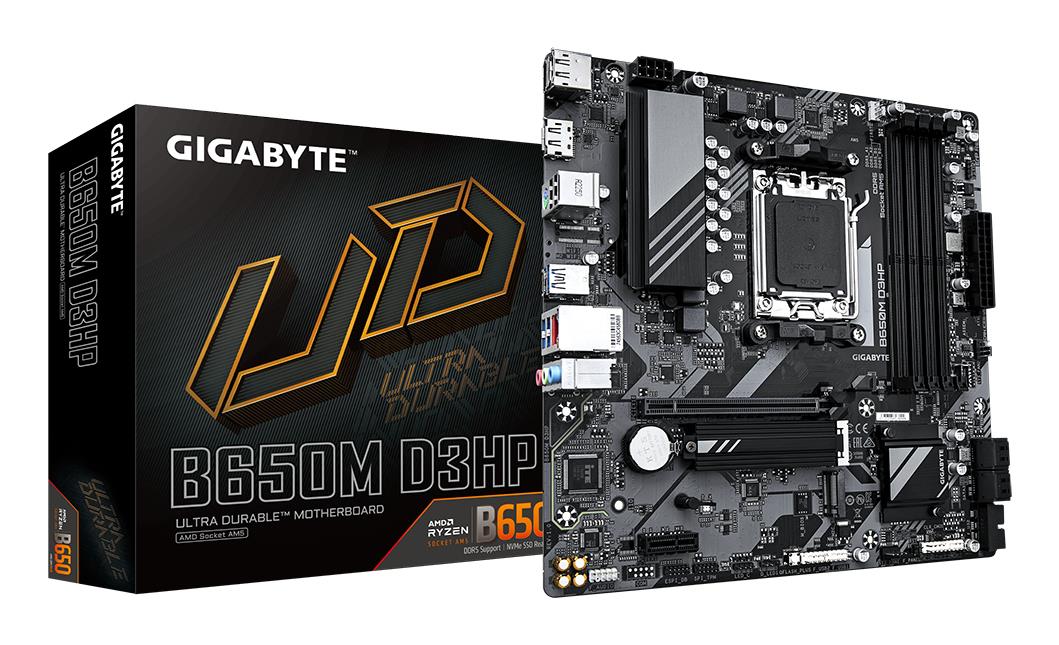 Mainboard|GIGABYTE|AMD B650|Socket AM5|micro ATX|RAM DDR5-SDRAM|4xSlots|2xNumber of
