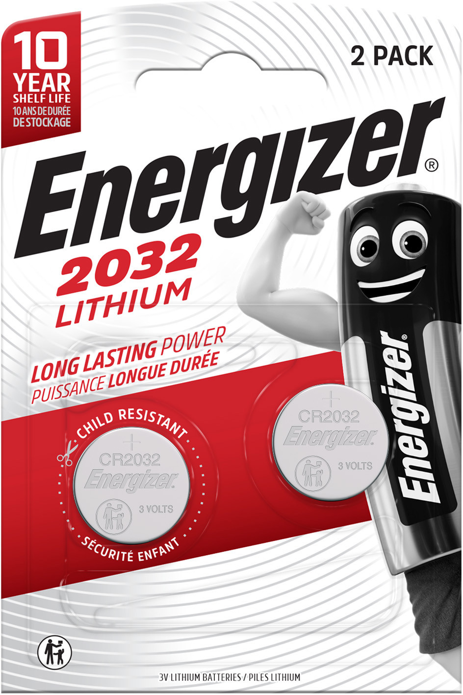 Energizer battery Lithium CR2032 BP2 |