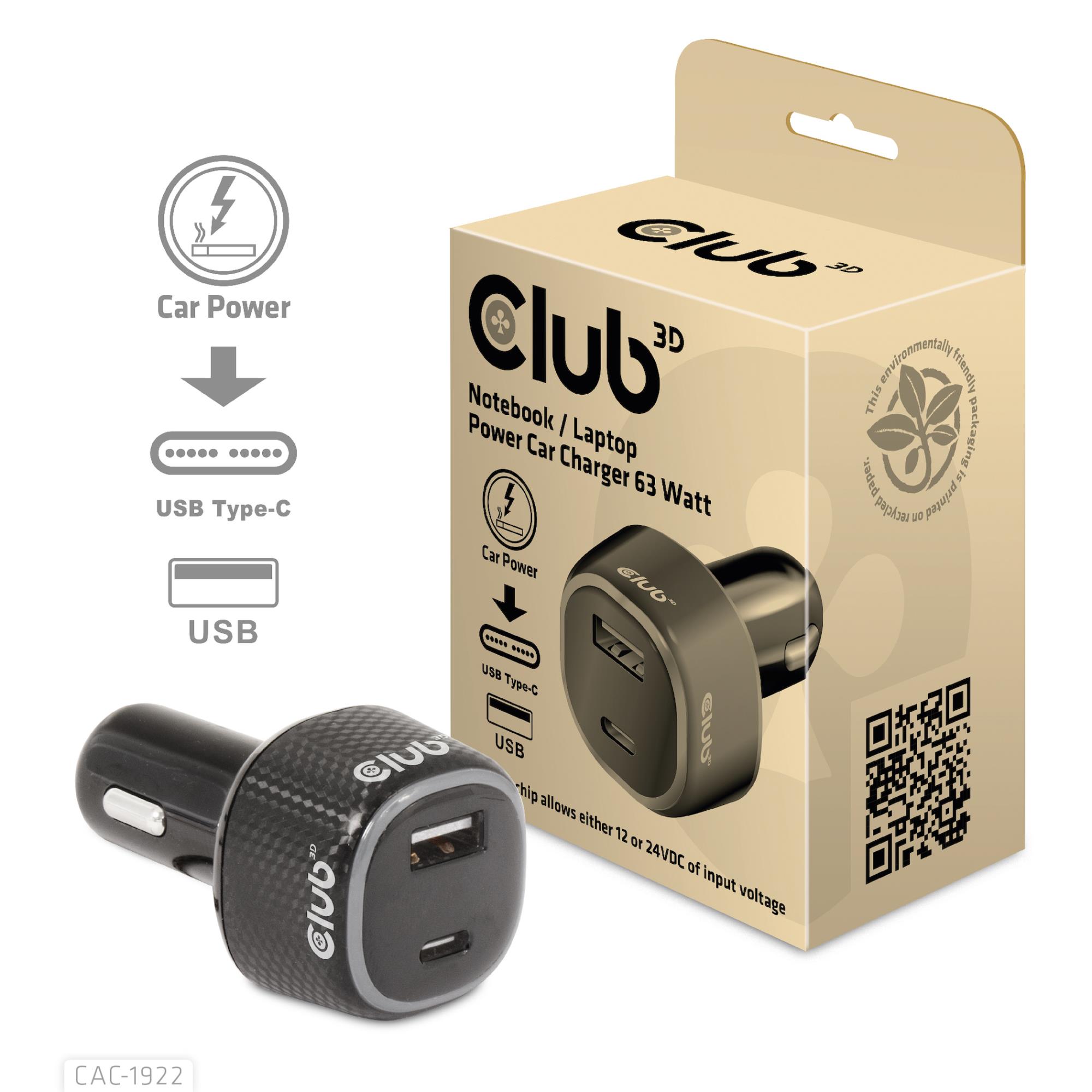 Club 3D Club3D Auto nabíječka pro