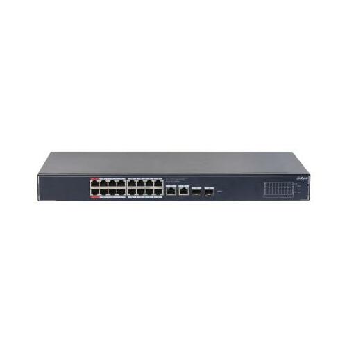 Switch|DAHUA|DH-SG4020LP|Switch layer L2|16xRJ-45 ports|RJ-45 Ports Type